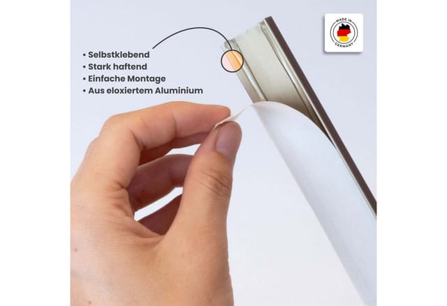 Dalsys Treppenkantenprofil Selbstklebend 135cm x 25mm x 20mm Champagner