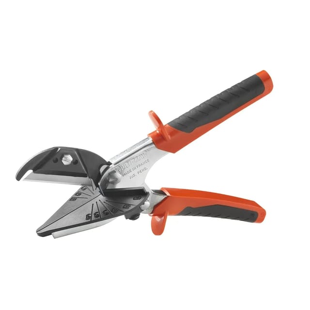 PROTEKTOR Spezialschere für PVC Profile Markierte Auflage Orange