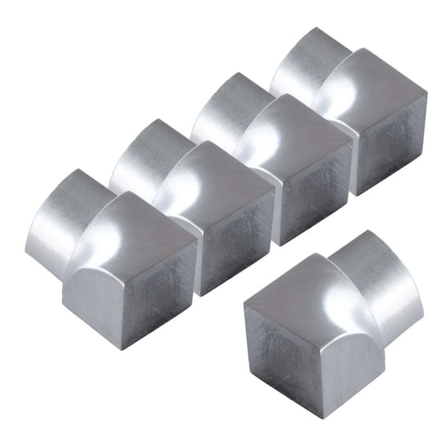 Dalsys Inneneck Fliesenschiene Viertelkreis 5x 12,5mm Edelstahl Gebürstet