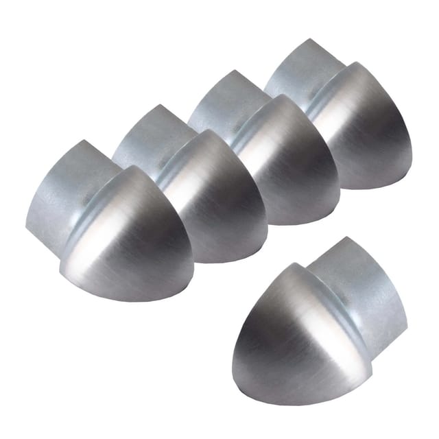 Dalsys Außeneck Fliesenschiene Viertelkreis 5x 12,5mm Edelstahl Gebürstet
