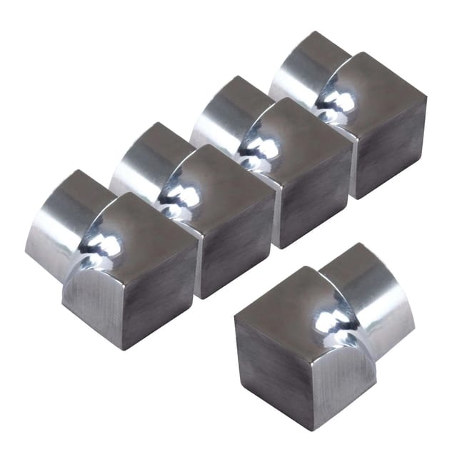 Dalsys Inneneck Fliesenschiene Viertelkreis 5x 12,5mm Edelstahl Poliert