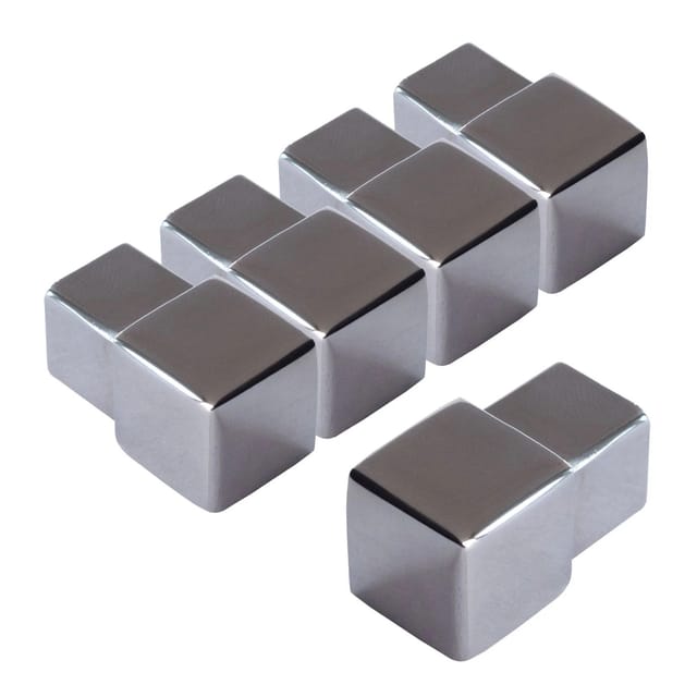 Dalsys Endstück Quadratprofil 5x 12,5mm Edelstahl Poliert Eckstücke