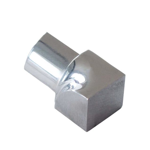 Dalsys Inneneck Fliesenschiene Viertelkreis 8mm Edelstahl Poliert