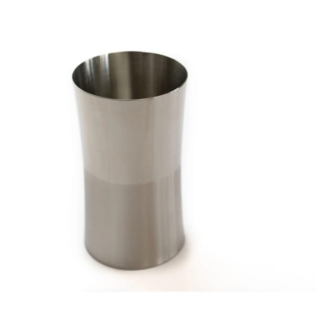 Bagnoxx Zahnputzbecher 6,5 x 11,5cm Edelstahl Silber Zahnbürstenaufbewahrung