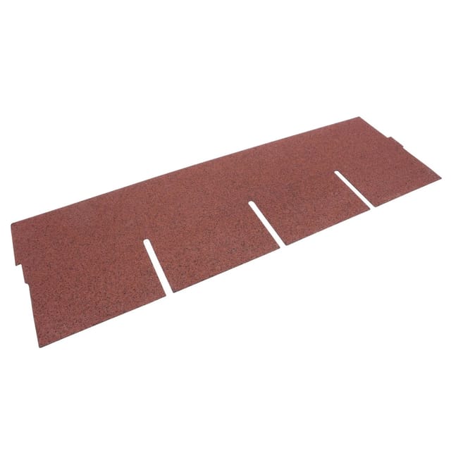Daprona Dachschindeln Rechteck 20x 1m x 32cm Bitumen Rot Dacheindeckung