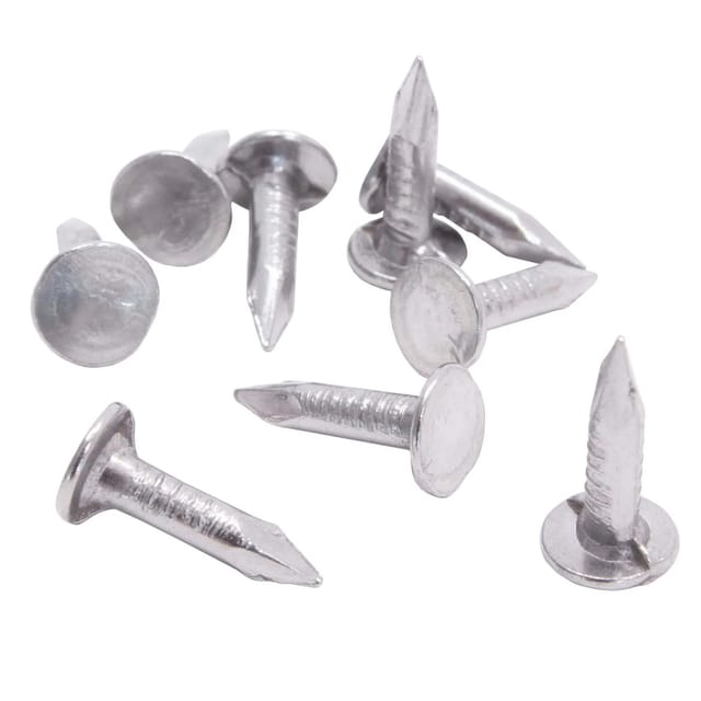 Daprona Dachpappennägel 2,5kg x 30mm Stahl Silber Befestigung Bitumenschindeln