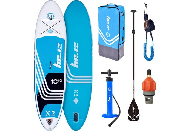 ZRAY Aufblasbares Stand Up Paddle Board X2 Komplettset Blau 330 x 81 x 15 cm inkl. Zubehör