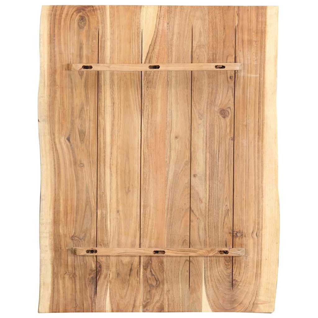 Maison Exclusive - Tischplatte Massivholz Akazie 80x(50-60)x3,8 C