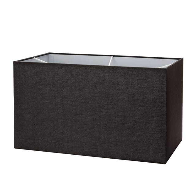 Orion Lightstyle Lampenschirm Rechteckig 40 x 22 x 23 cm Schwarz