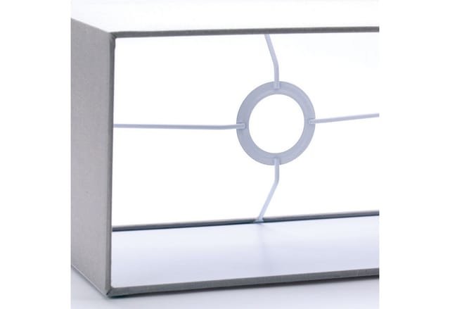 Orion Lightstyle Lampenschirm Rechteckig 32 x 16 x 18 cm Grau