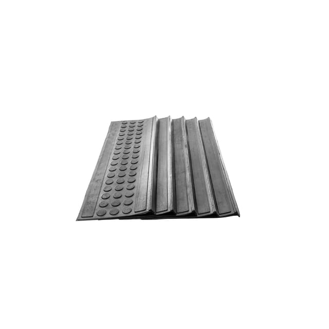 Jet-Line Stufenmatte Melina aus Gummi Wetterfest Rutschhemmend 25 x 75 cm 5er-Set