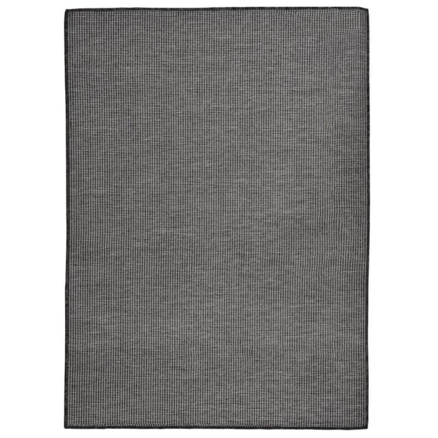 vidaXL Outdoorteppich Flachgewebe 200x280 Cm Grau 1123947