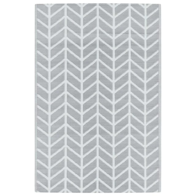 vidaXL Outdoorteppich Grau 120x180 Cm Pp 2008706
