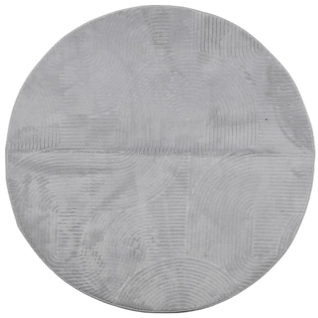 vidaXL Teppich Iza Kurzflor Skandinavischer Look Grau 100 Cm 1946860