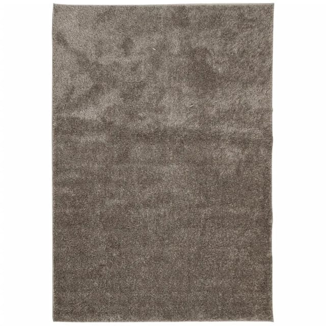 vidaXL Teppich Istan Hochflor Glänzend Grau 120x170 Cm 1933963