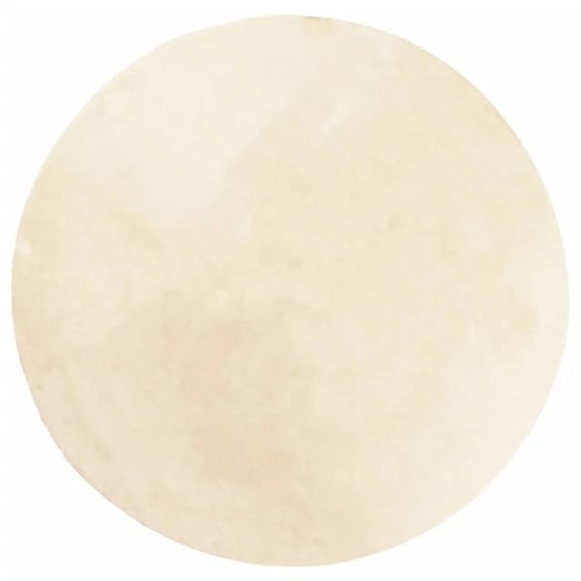 vidaXL Teppich Huarte Kurzflor Weich Und Waschbar Creme 80 Cm 1935161