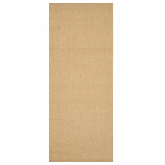 vidaXL Teppich Natur Sisal 80x200 Cm 1015788