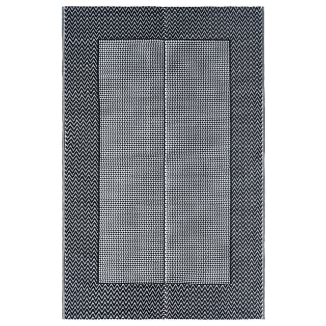 vidaXL Outdoorteppich Grau 160x230 Cm Pp 643934