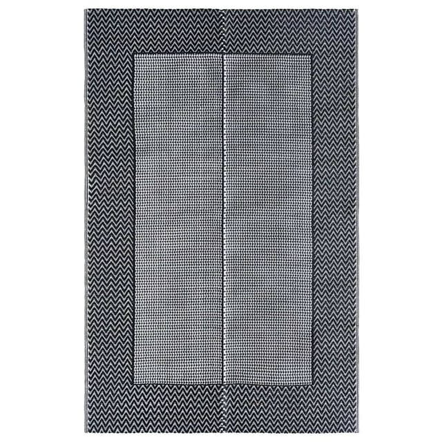 vidaXL Outdoorteppich Grau 190x290 Cm Pp 643935