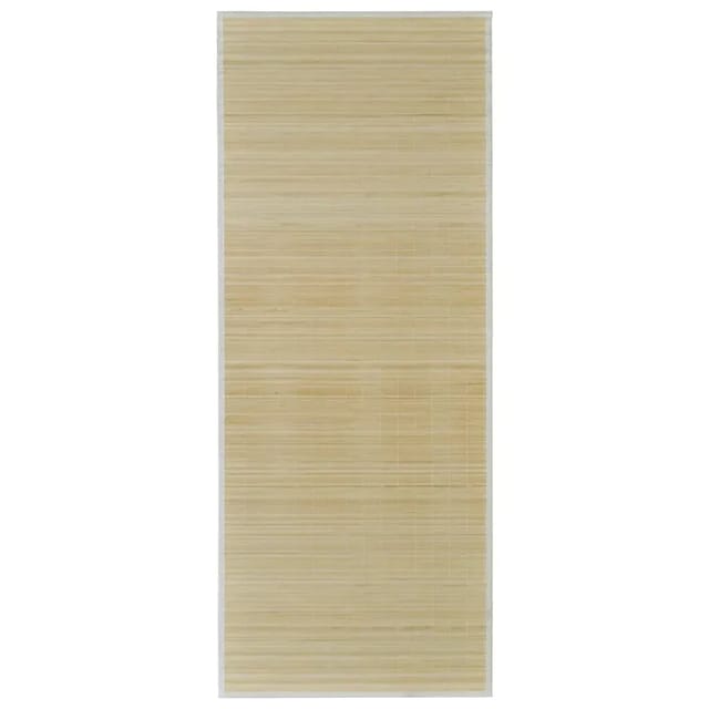 vidaXL Rechteckig Naturfarbener Bambusteppich 150 X 200 Cm 602053