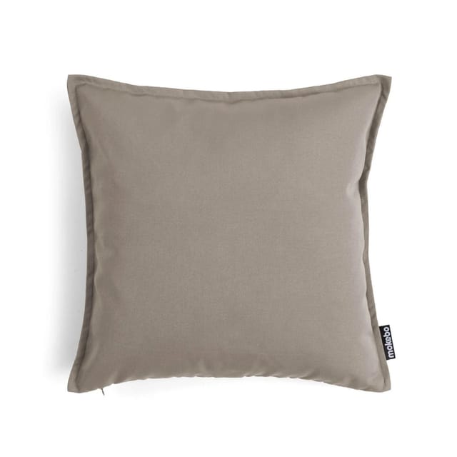 mokebo Outdoor Kissenbezug Die Auszeit 45x45cm Sofakissen Hülle in Taupe