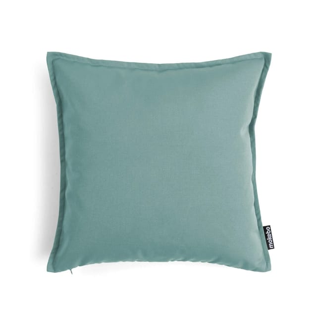 mokebo Outdoor Kissen Die Auszeit 2er-Set 45x45cm Sofakissen oder Kissen in Eukalyptus Grün