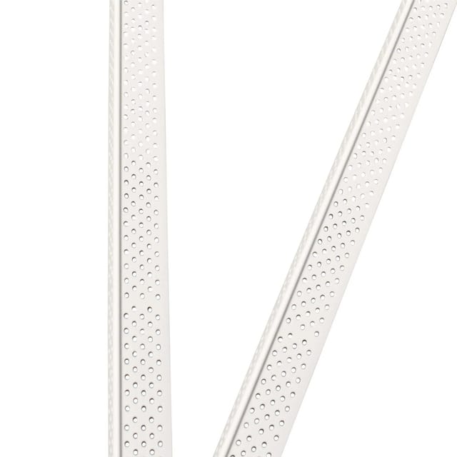 ProfileXXL Eckwinkel Rund 2,5m x 32mm x 32mm PVC Weiß Trockenbau