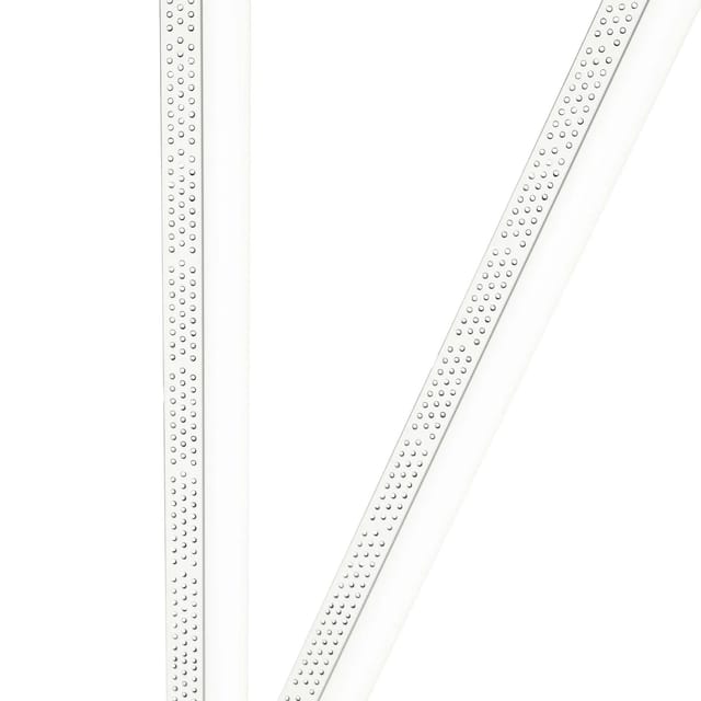 ProfileXXL Eckwinkel Rund 2,5m x 55mm x 23mm PVC Weiß Trockenbau
