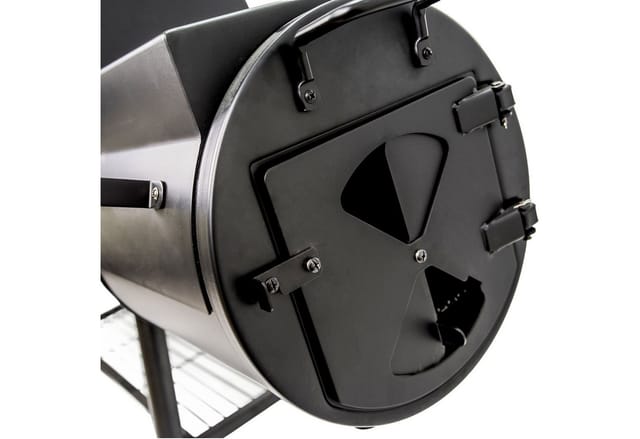 Taino Chief 130 KG Smoker BBQ Grillkamin Räucherofen Holzkohle Grill 3,5mm Stahl