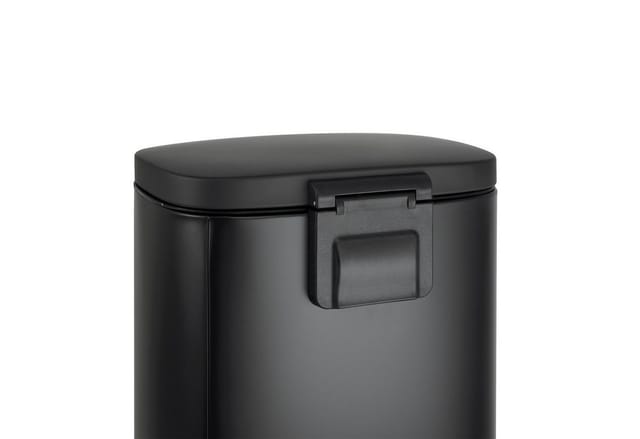 Svita TQ30 Mülleimer 30L Treteimer Abfallbehälter Softclose Deckel Schwarz