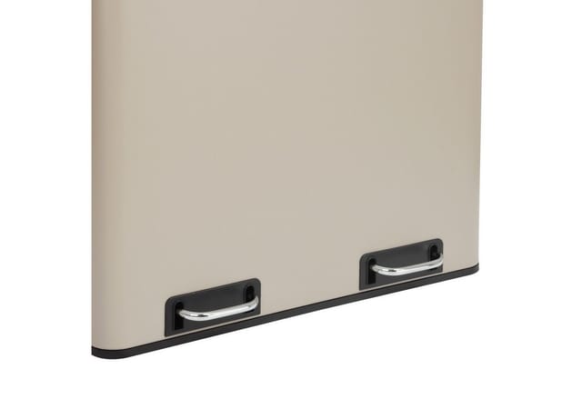 Svita TM2X24 Treteimer 48 Liter Abfalleimer Inneneimer Trennsystem Taupe