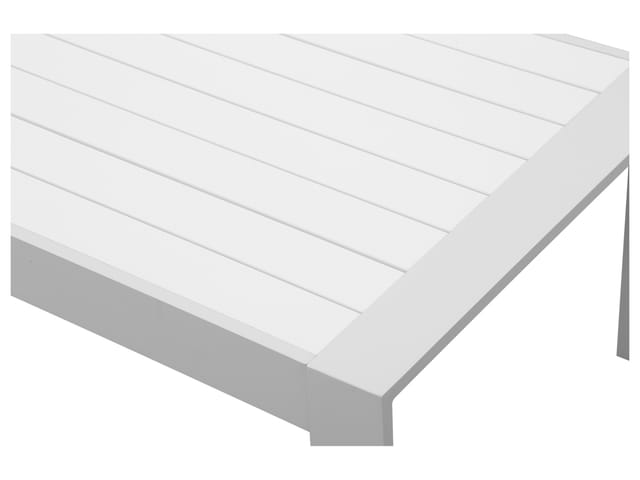 MeXo Gartenmöbel Set aus Aluminium Loungeset für 5 Personen Weiß