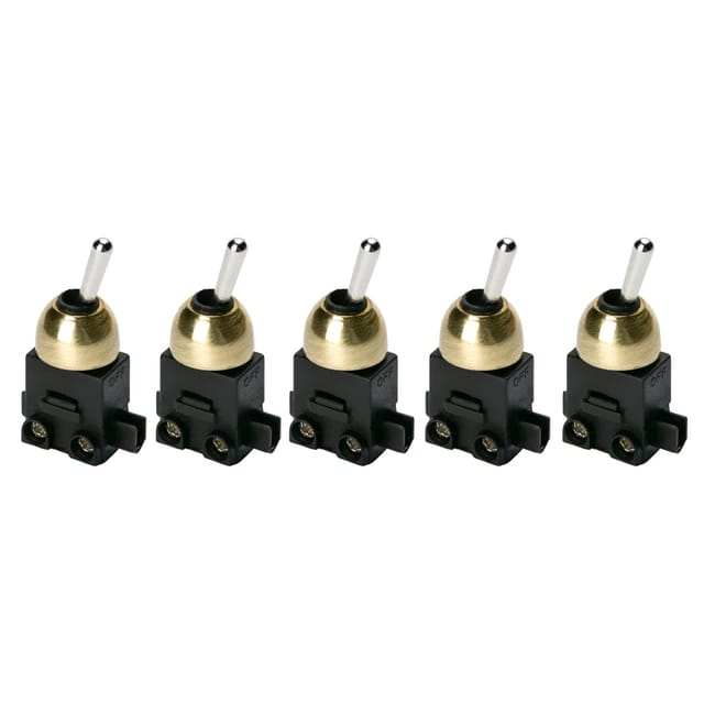 Orion Lightstyle Einbau-Kippschalter Gold 5 Stück