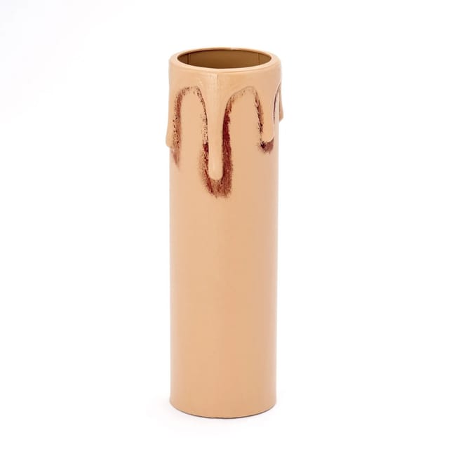 Orion Lightstyle Kerzenhülse E14 mit Tropfen 26 mm x 85mm Antik