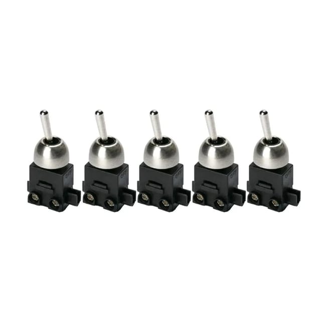 Orion Lightstyle Einbau-Kippschalter Nickel 5 Stück