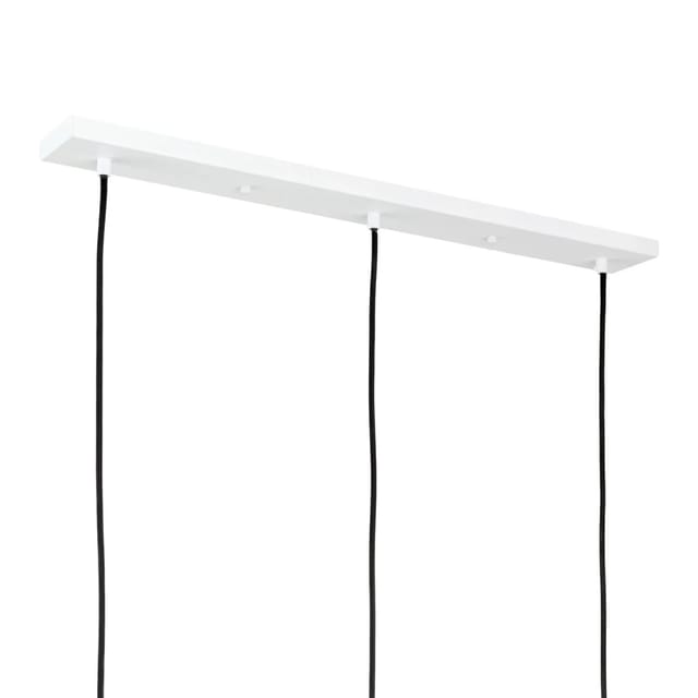 Orion Lightstyle Deckenbaldachin 3 Auslässe Weiß 70 cm x 8 cm