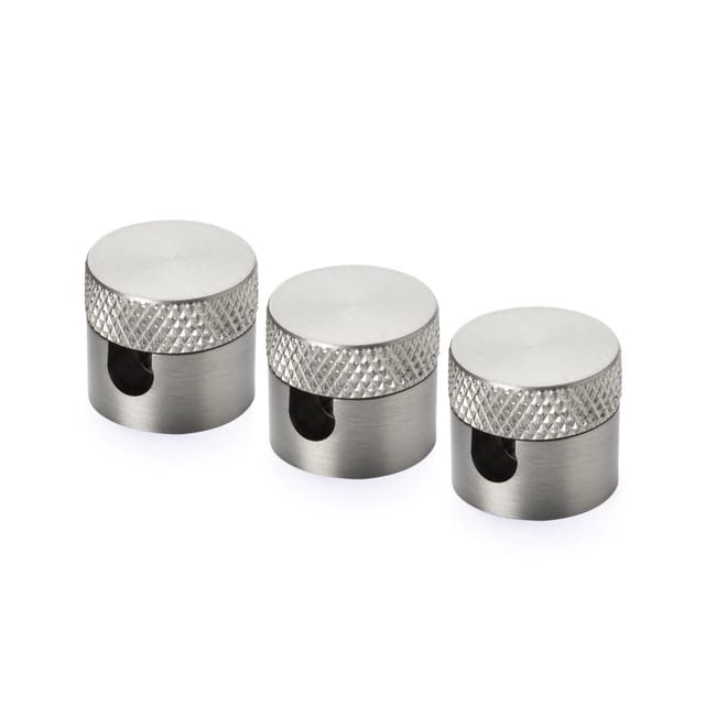 Orion Lightstyle Wand und Deckenpin Ø 19 mm Metall Nickel Matt 3 Stück