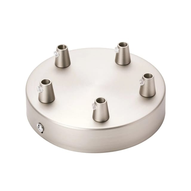Orion Lightstyle Deckenbaldachin 5 Auslässe Silber Ø 120 mm