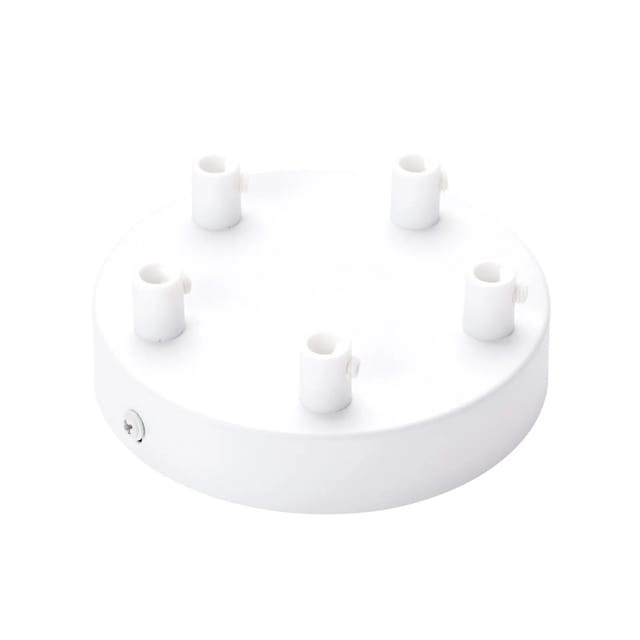 Orion Lightstyle Deckenbaldachin 5 Auslässe Weiß Ø 120 mm
