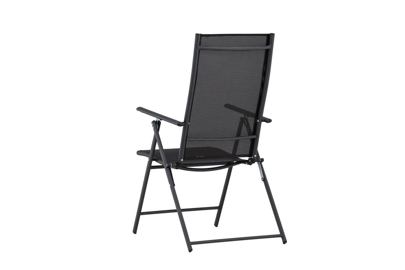 ebuy24 Levanzo Gartenstuhl Positionsliege Schwarz