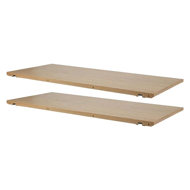 ebuy24 Martha Zusatzplatten 2x45 cm für Martha Esszimmertisch Gelaugt