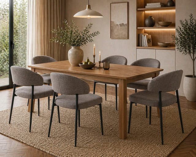 ebuy24 Edina Esszimmerstuhl Braun