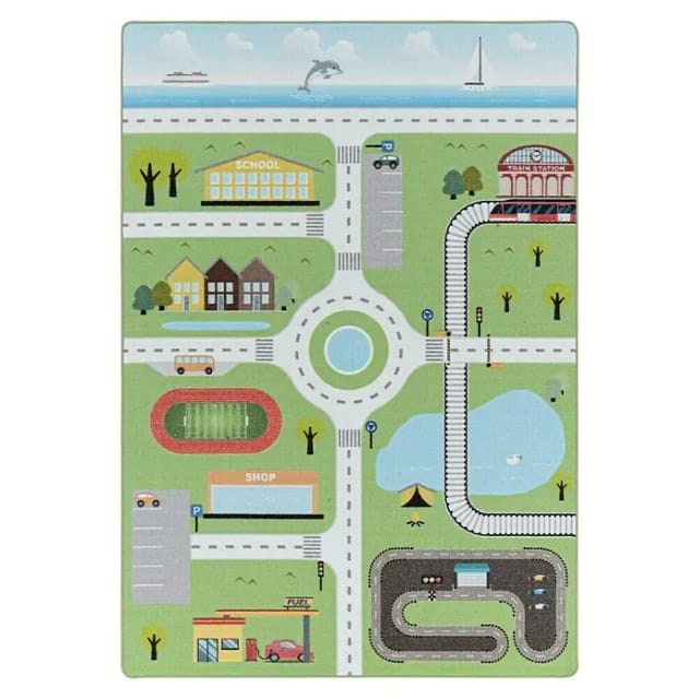 Ayyildiz Kinderteppich Play 2902 Grün 80 cm x 120 cm