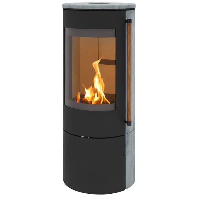 H&M Germany Kaminofen EVO 2.1 Naturstein-Schwarz