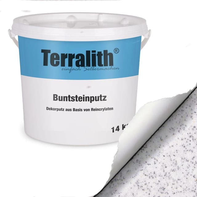 Terralith Buntsteinputz Mosaikputz 1mm 14 kg BSP1109 Schwarz