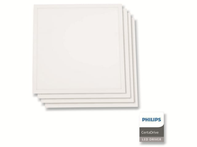 ENOVALITE 4er Pack LED Panel 62x62cm Deckenleuchte 36W 3600Lm 4000K Rasterleuchte mit Philips Driver