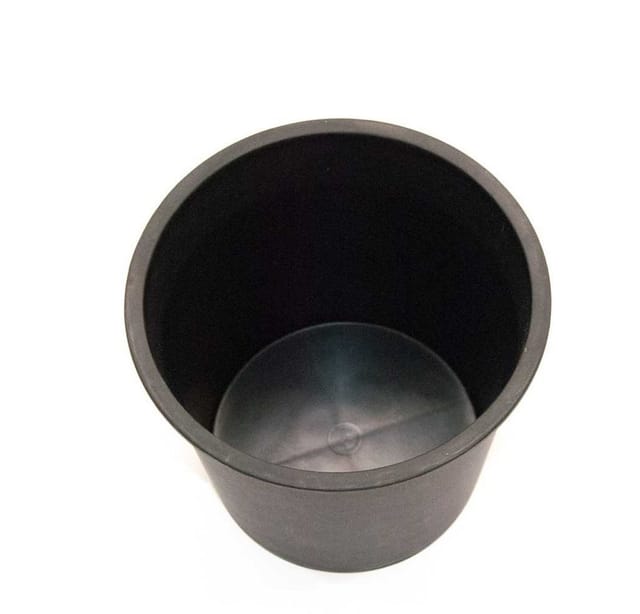 Elegant Einrichten Kunststoffeinsatz Rund-Konisch D34xH31cm Schwarz