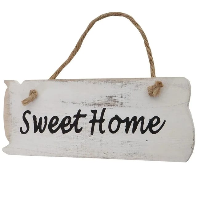 MCW Wandschild My Own Place Shabby-Look Weiß