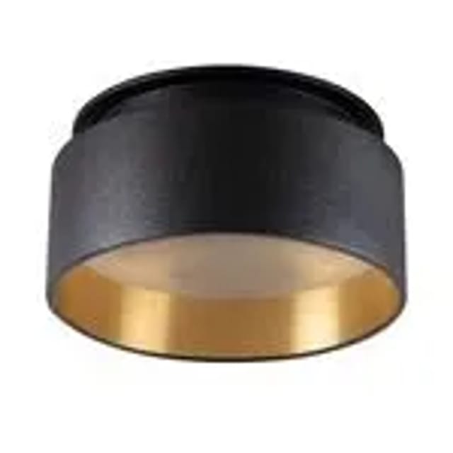 SSC-LUXon Sudara LED Design Einbauspot Gold Schwarz Dimmbar mit Indirektem Licht inkl. LED 4W Warmweiß