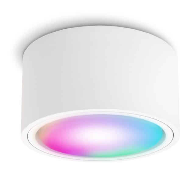 SSC-LUXon CELI-X LED Aufbaustrahler Weiß Smart mit RGB CCT GX53 Lampe WLAN Kompatibel